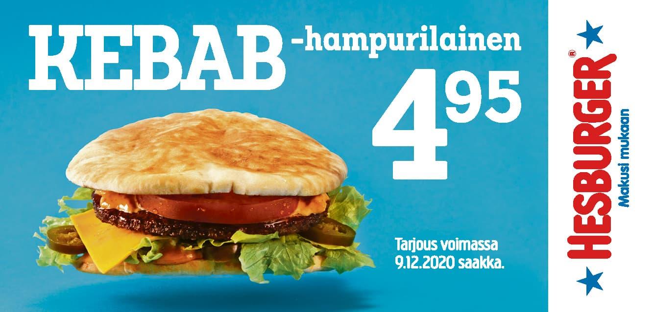 Hese Duo Kebab hampurilainen 113x54