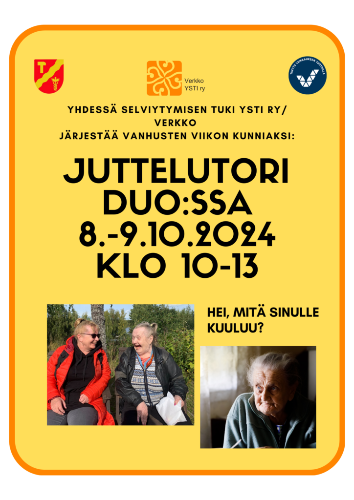 Juttelutori Duossa keltainen 2024